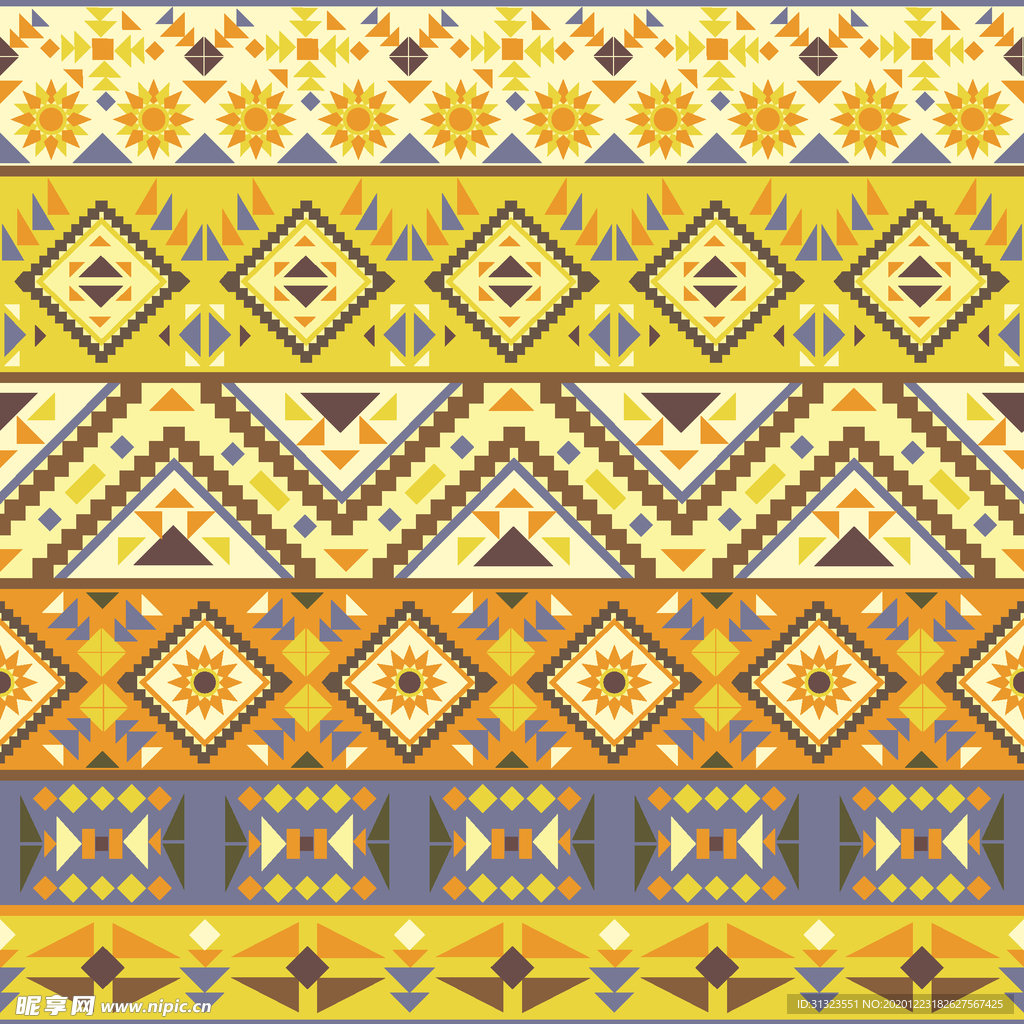 大牌花 数码印花  几何图