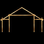 婚礼效果图素材房型木架