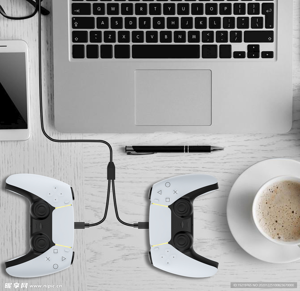 PS5手柄 充电线充电