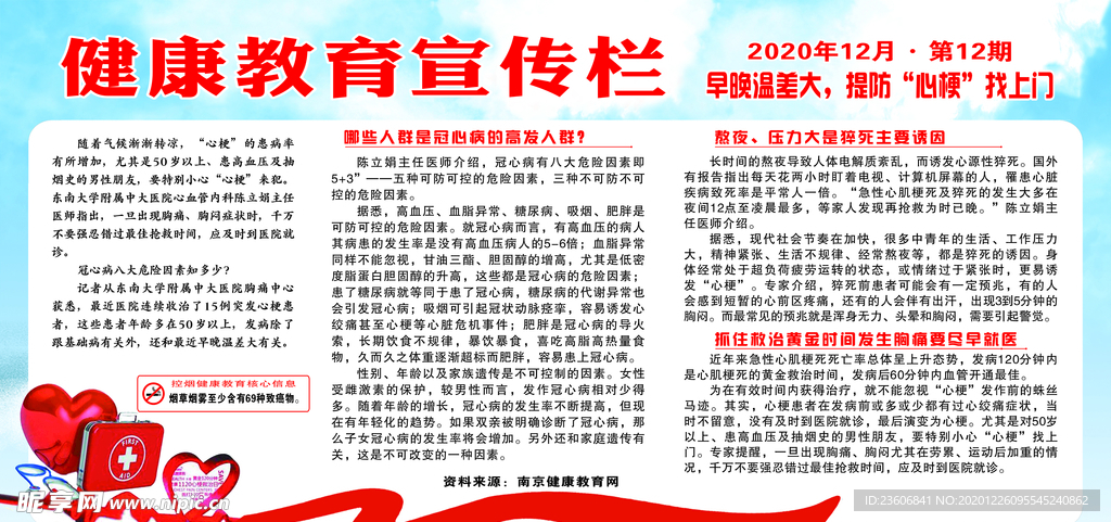 健康教育宣传栏