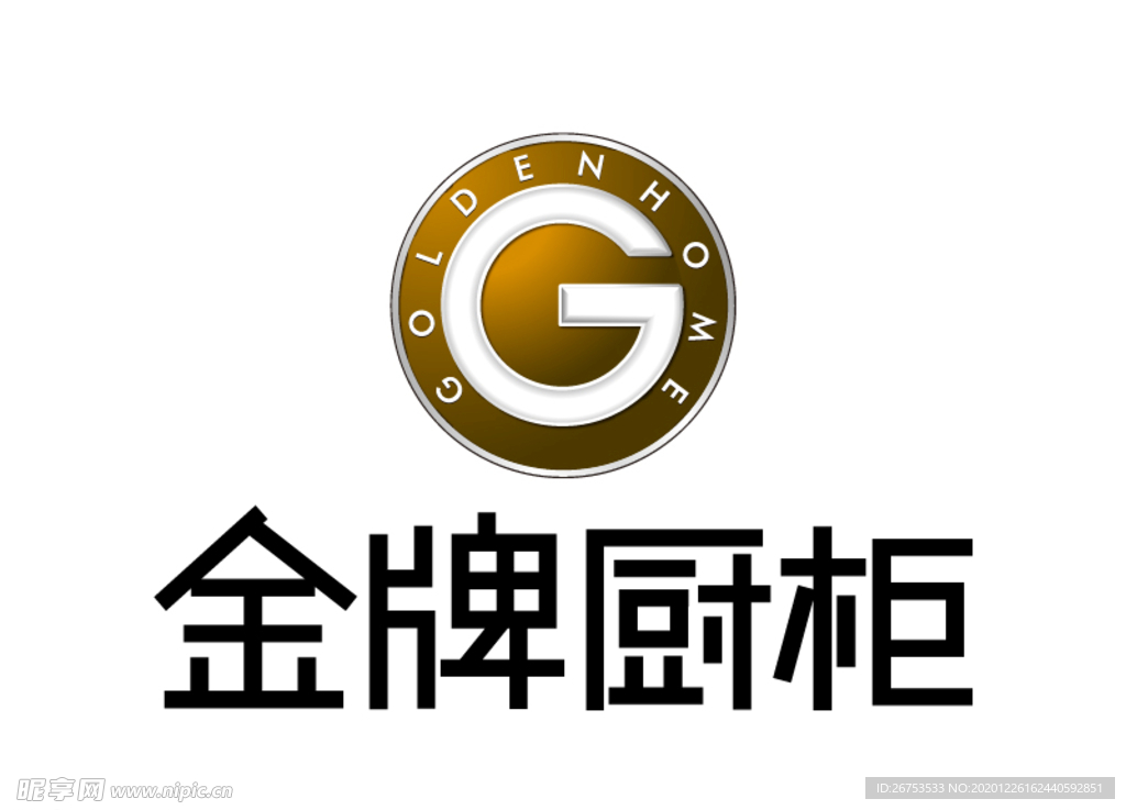 金牌厨柜 标志 LOGO