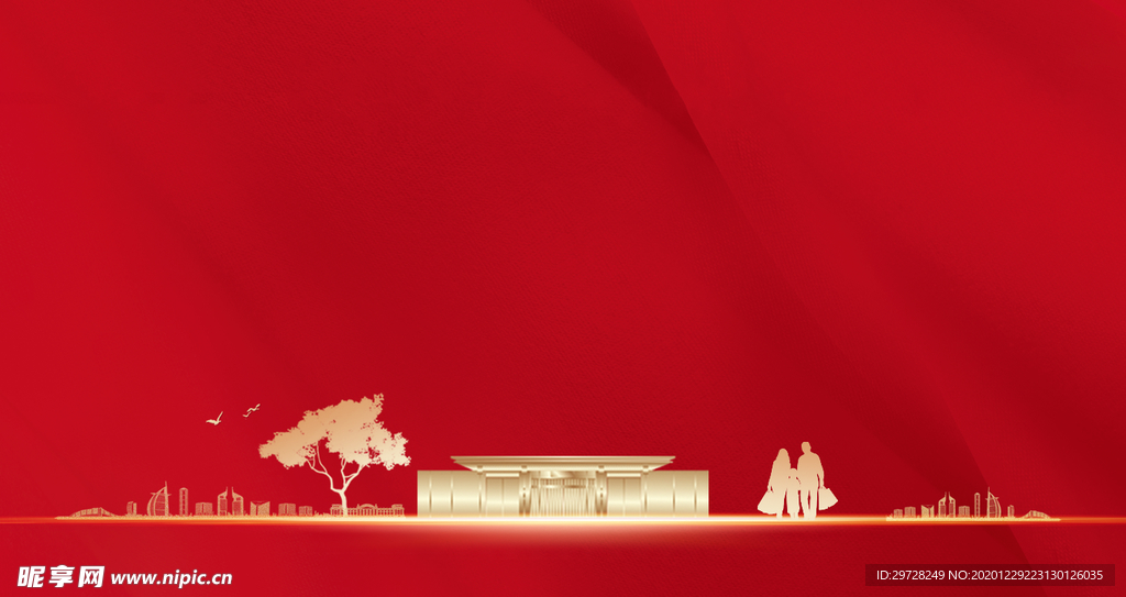 红色主画面