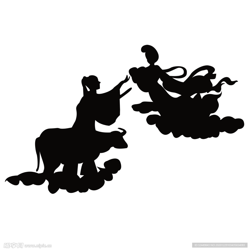 古风素材 插画 插图 卡通