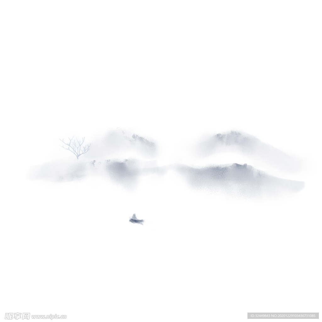 古风素材 插画 插图 卡通