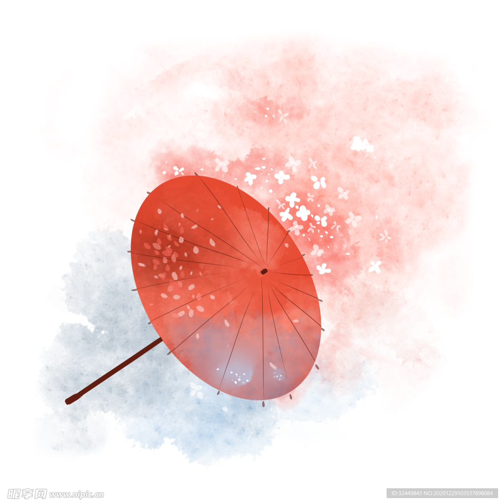 古风素材 插画 插图 卡通
