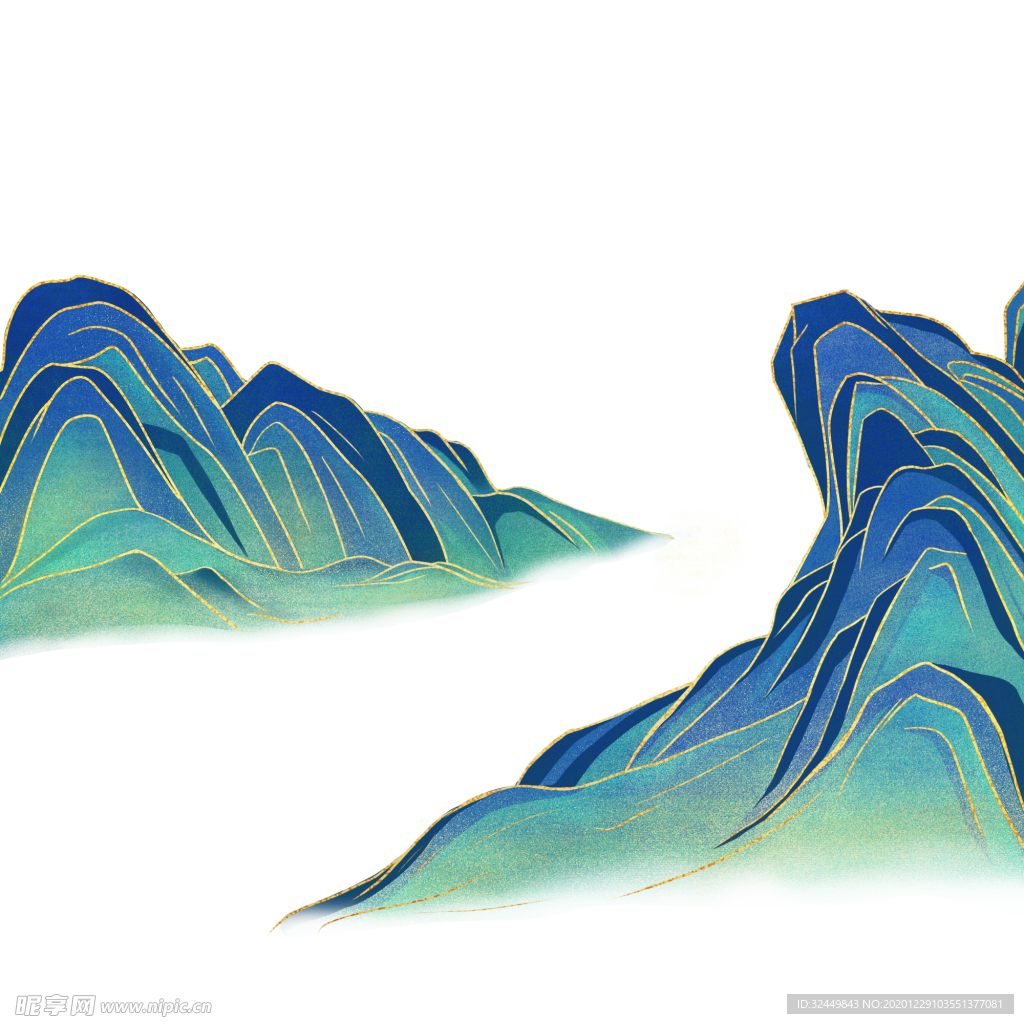 古风素材 插画 插图 卡通