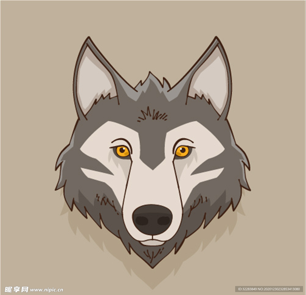 卡通狼