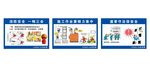 工地安全漫画卡通展板