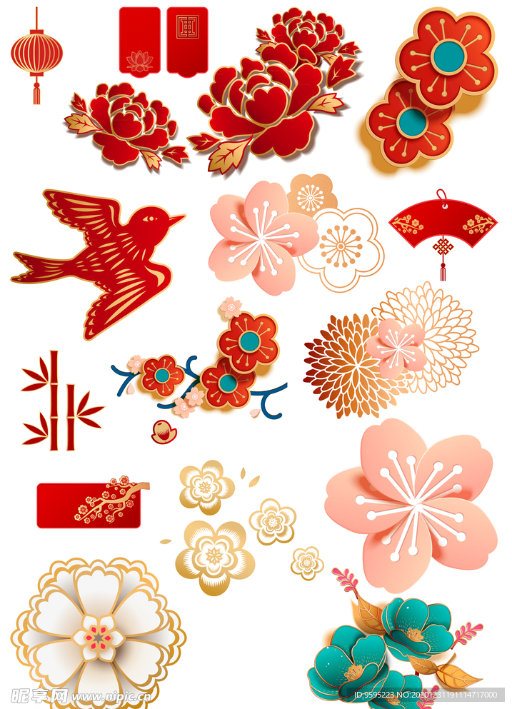 喜庆中国风元素