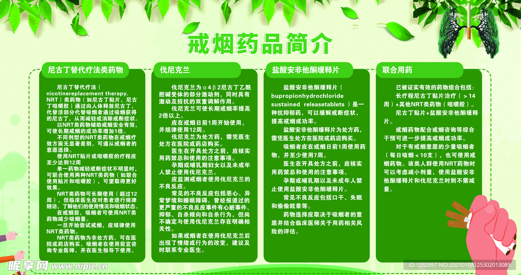 戒烟药品简介