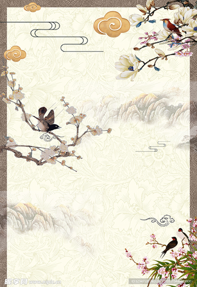 中式民俗古风水墨装饰画