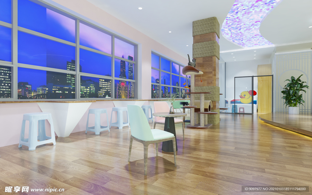 猫咖 工装 商场 装修 店铺