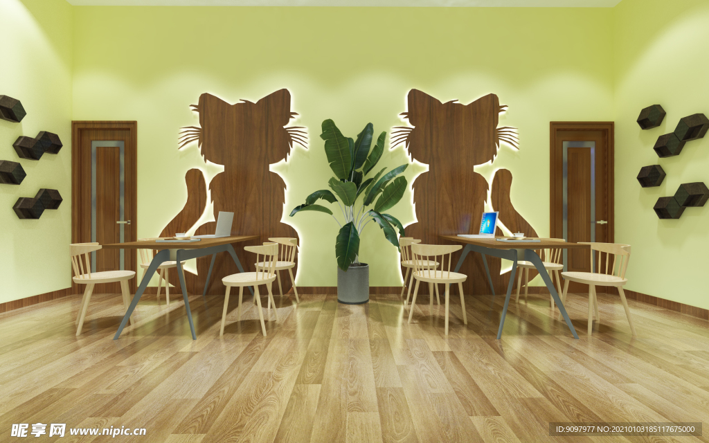 猫咖 工装 商场 装修 店铺