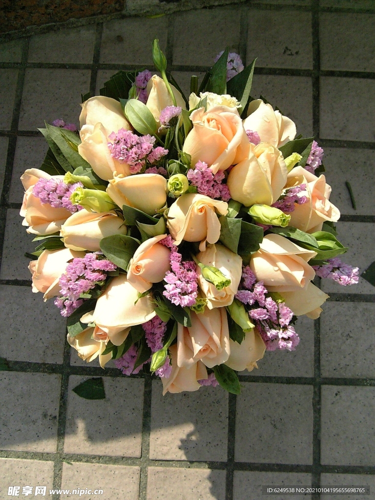 新娘子手捧花玫瑰花手捧花