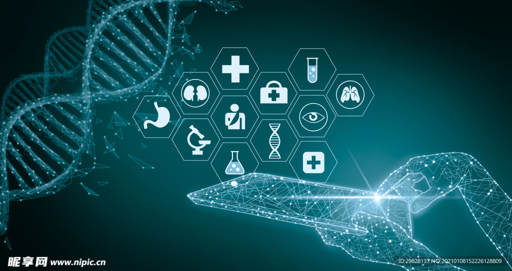 创意医疗科技线条