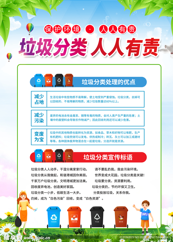 垃圾分类 保护环境