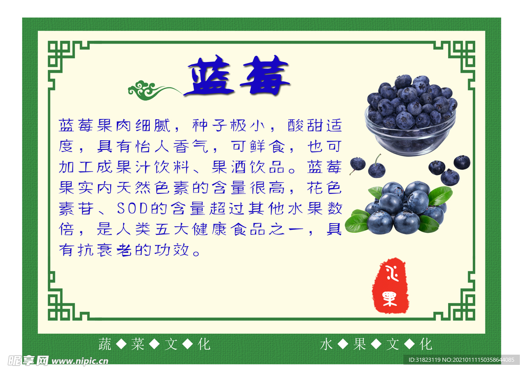 水果养生之蓝莓