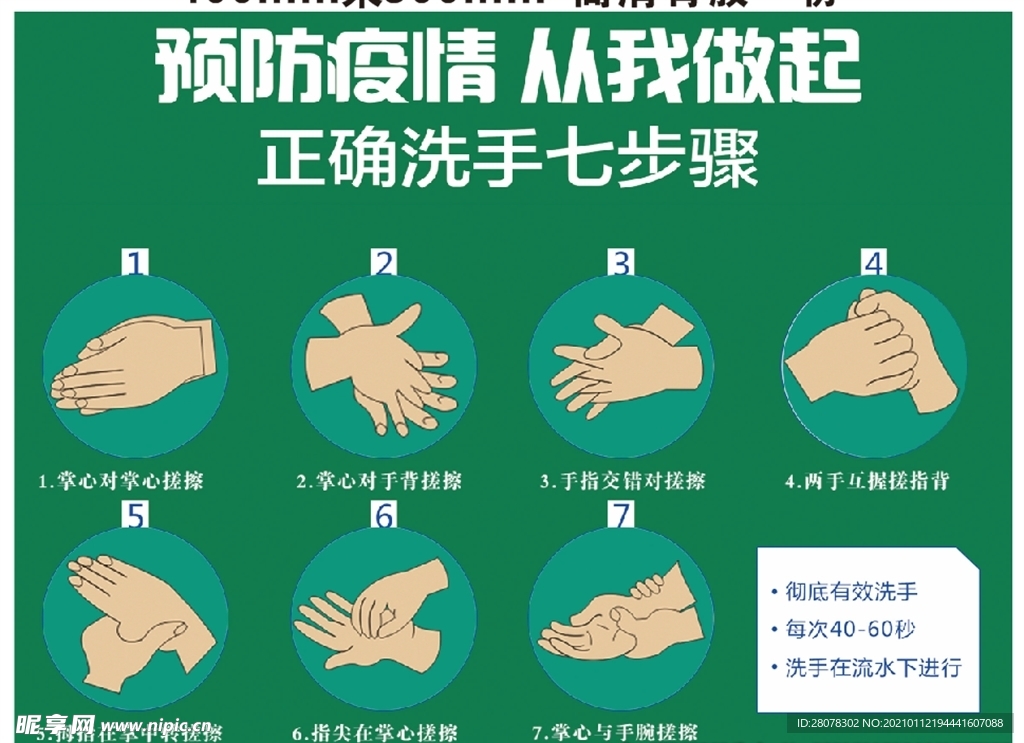 幼儿园七步洗手法