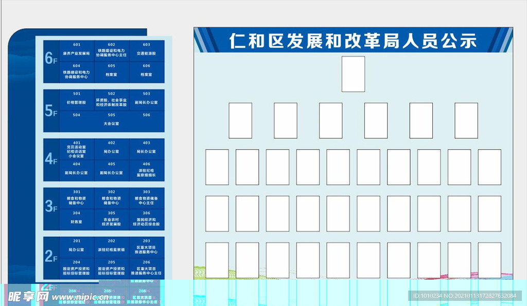 楼层导视人员公示