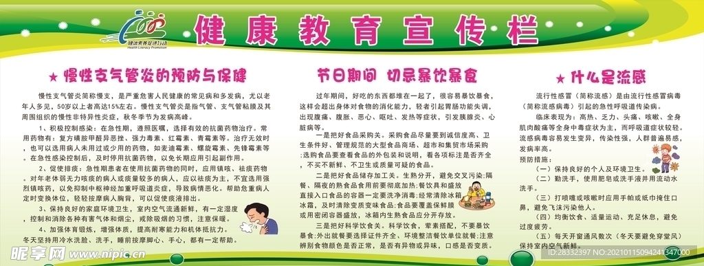 健康教育宣传栏