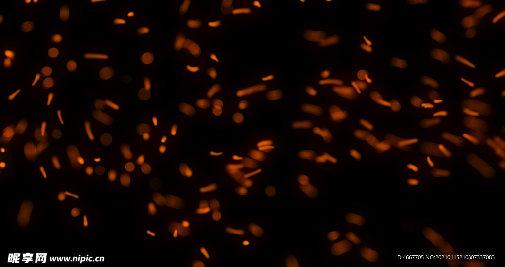 飘舞粉尘粒子  飞舞火星特效