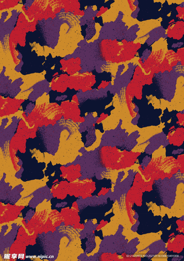 数码 扎染  高清 彩色 无缝