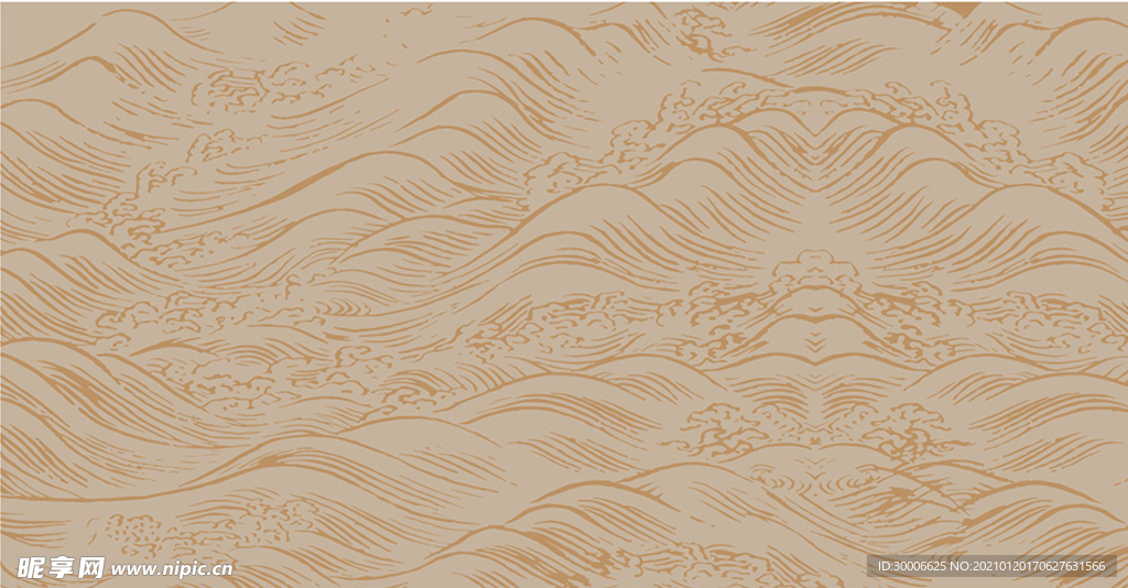 古风山水底纹素材