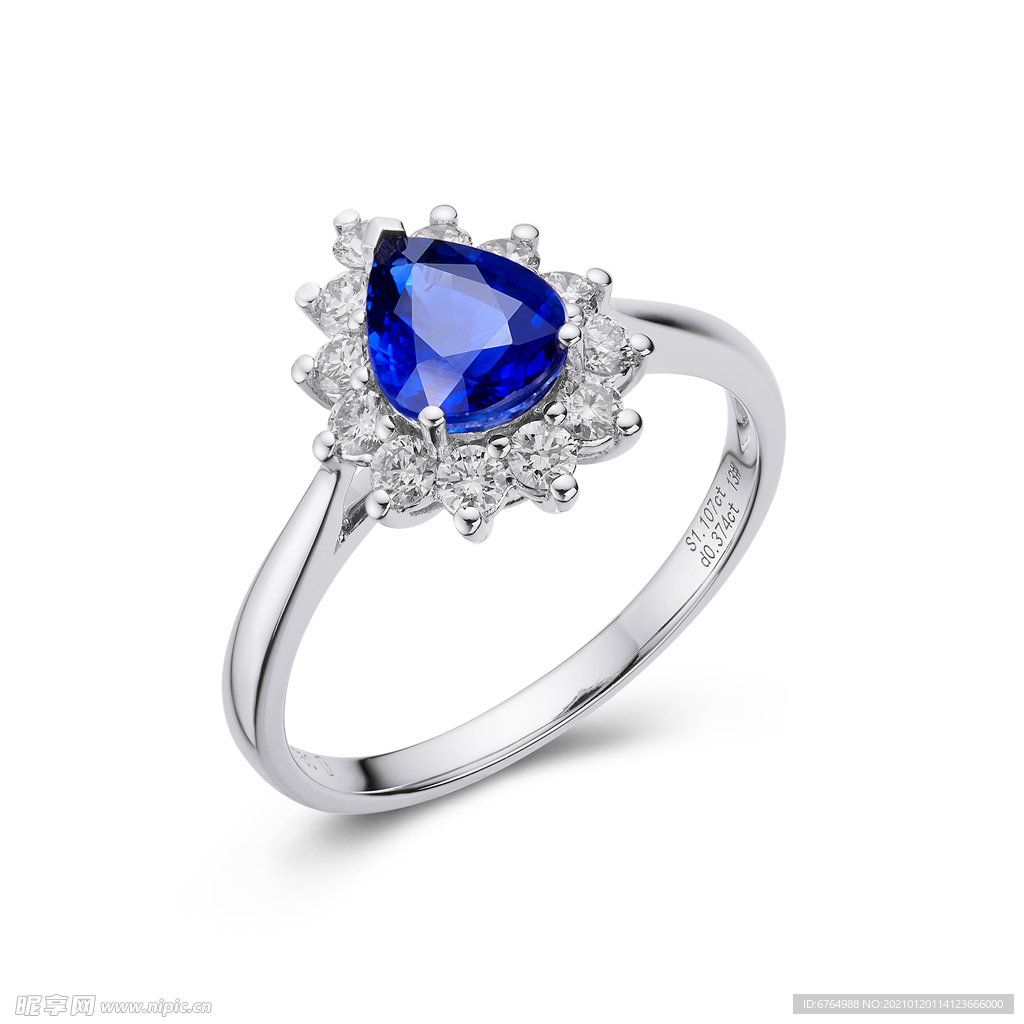 蓝宝石戒指