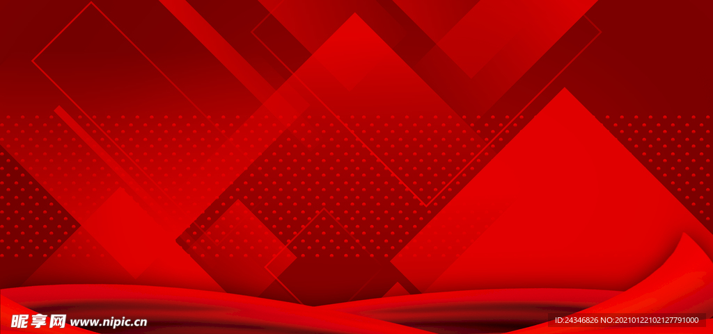 红色背景模板