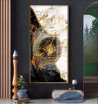 抽象几何艺术年轮创意装饰画玄关