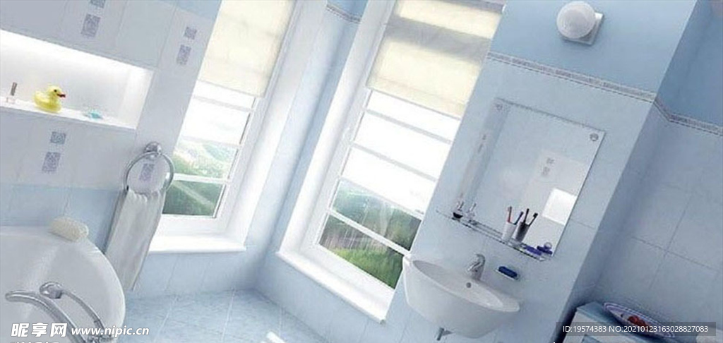 C4D模型  洗手间卫生间