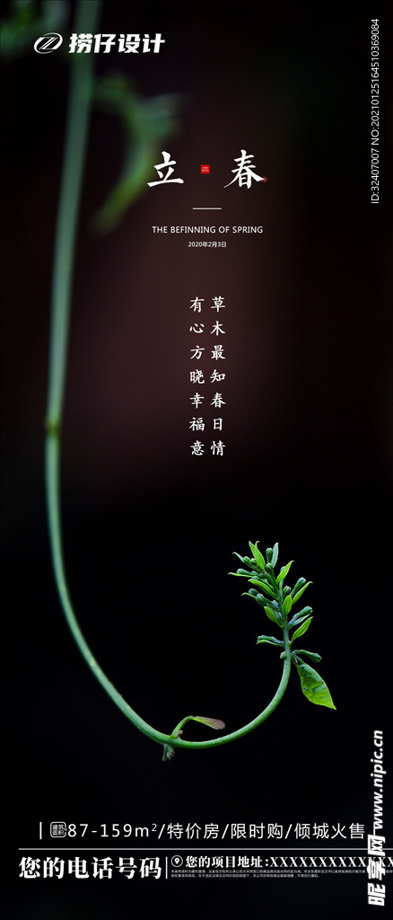 传统节气 地产立春节