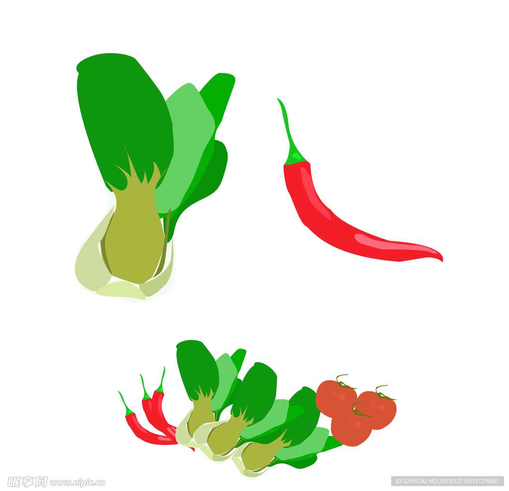 矢量蔬菜