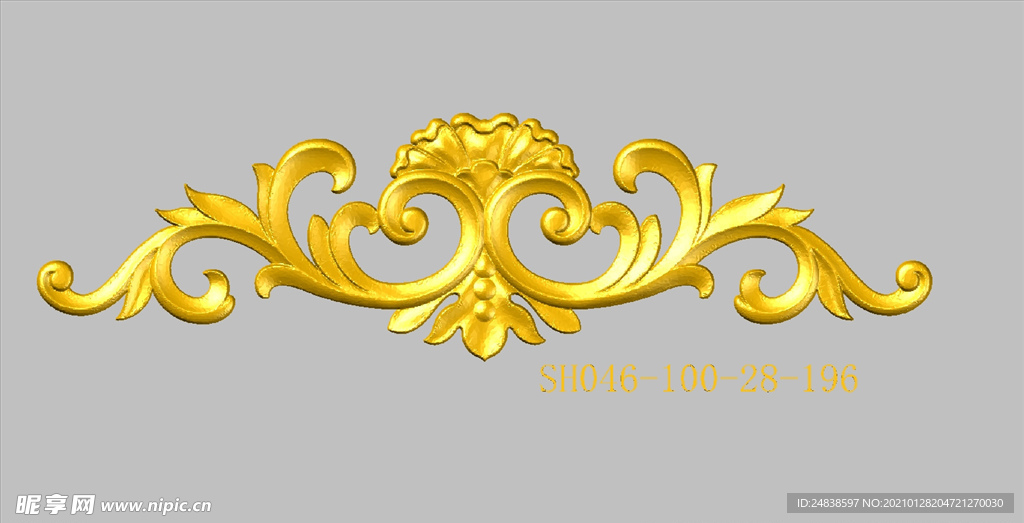 3D装饰花SH046.dwg