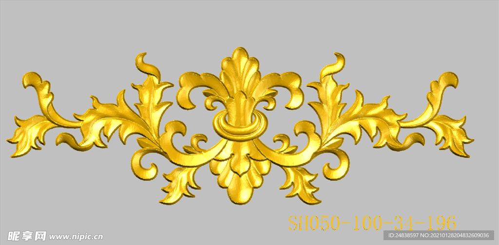 3D装饰花SH050.dwg