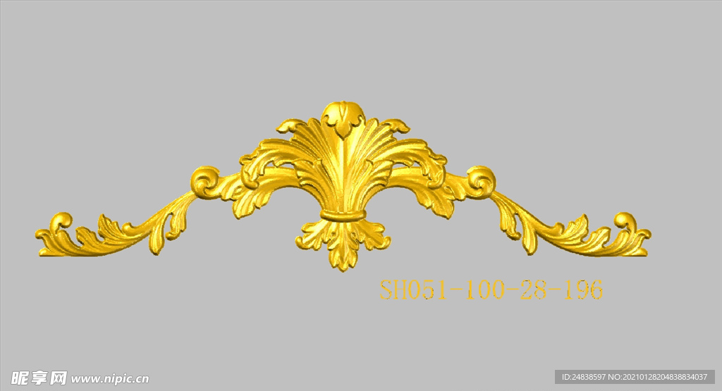 3D装饰花SH051.dwg