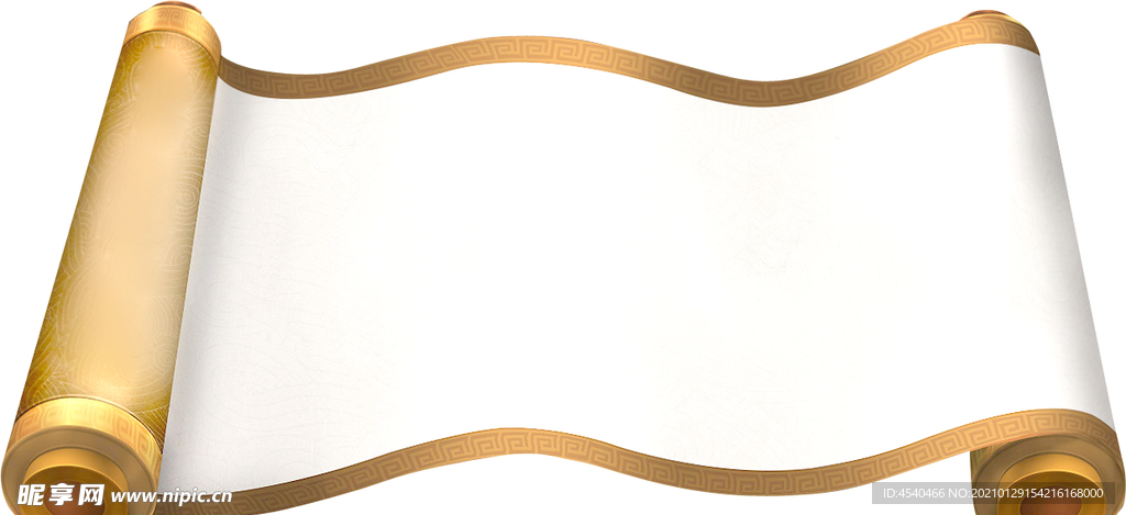 金色卷轴