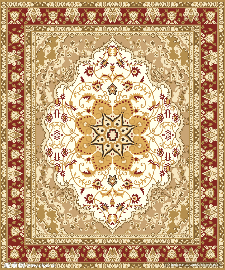 欧式花纹天花板吊顶墙纸地毯装饰