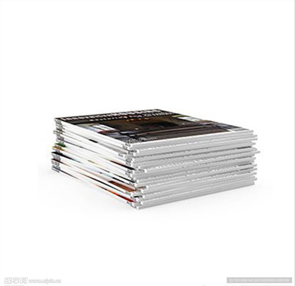 C4D模型 书杂志广告目录