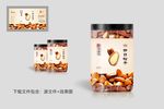 松子包装 瓶贴设计 坚果
