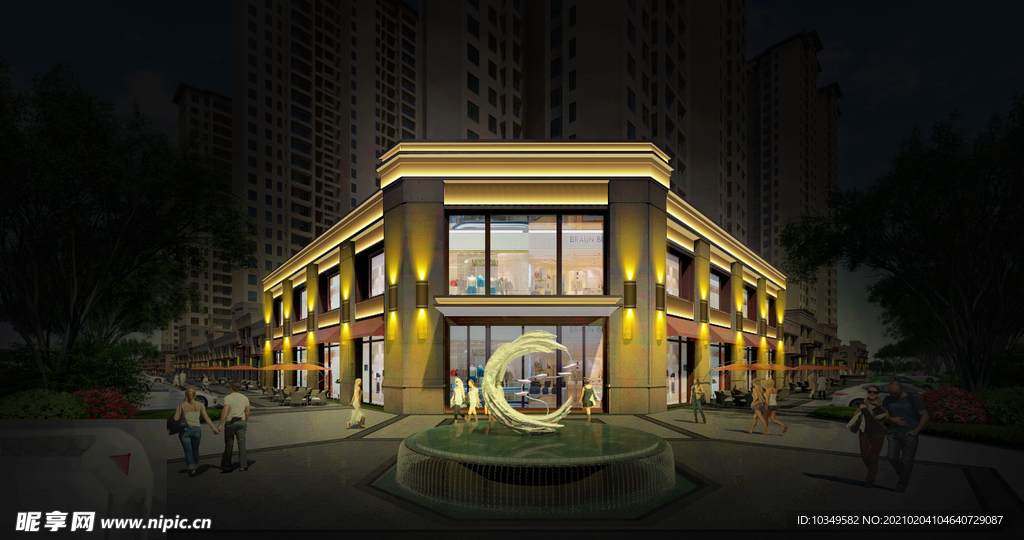 小区售楼部亮化工程