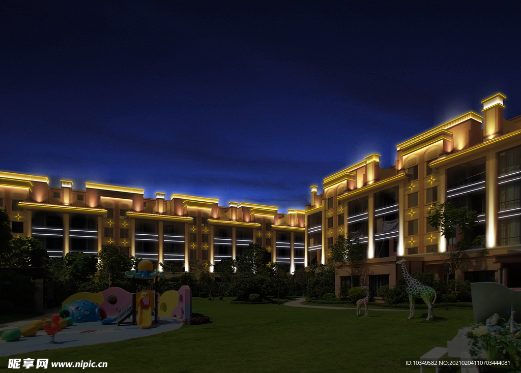 住宅小区灯光设计