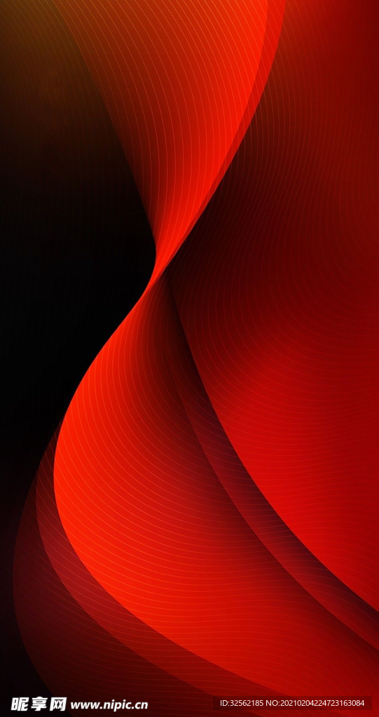 红色背景