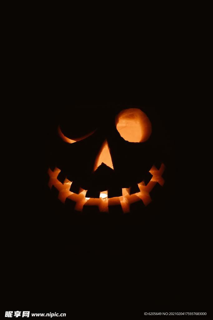 万圣节恐怖南瓜头