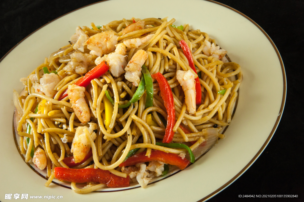 黑椒虾仁意大利面