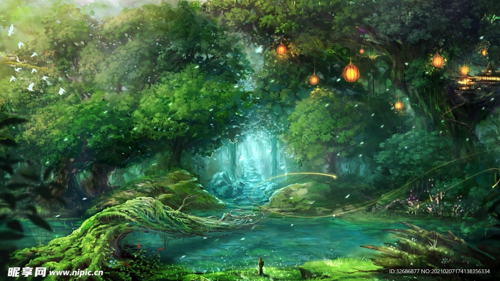 海报 壁纸 场景 人物 设计