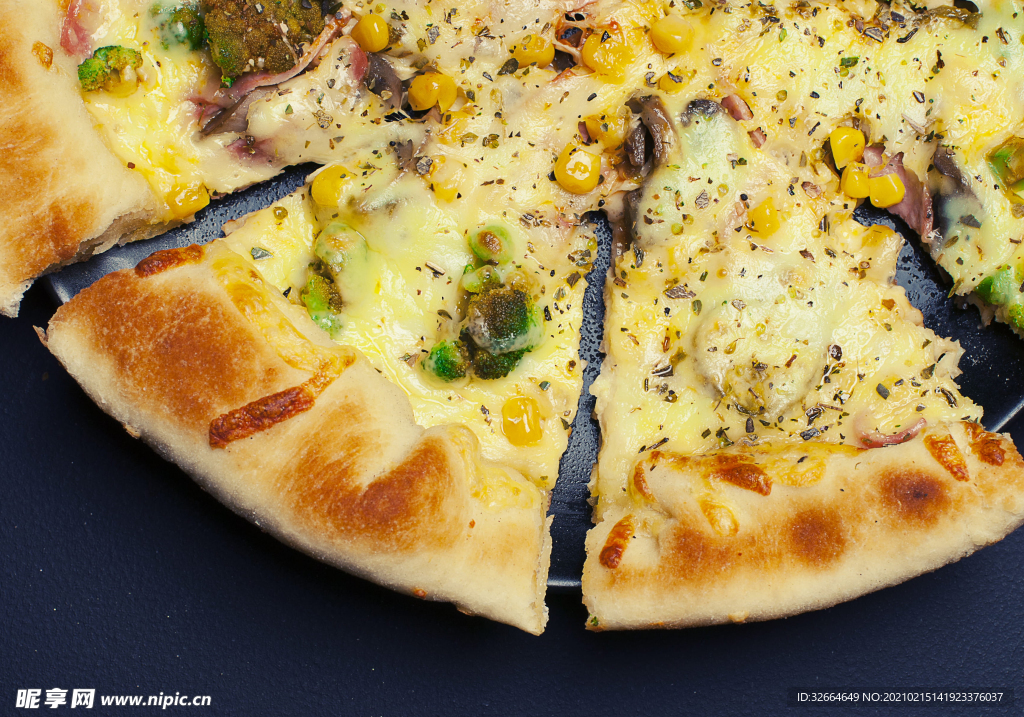 披萨特写实拍摄影素材