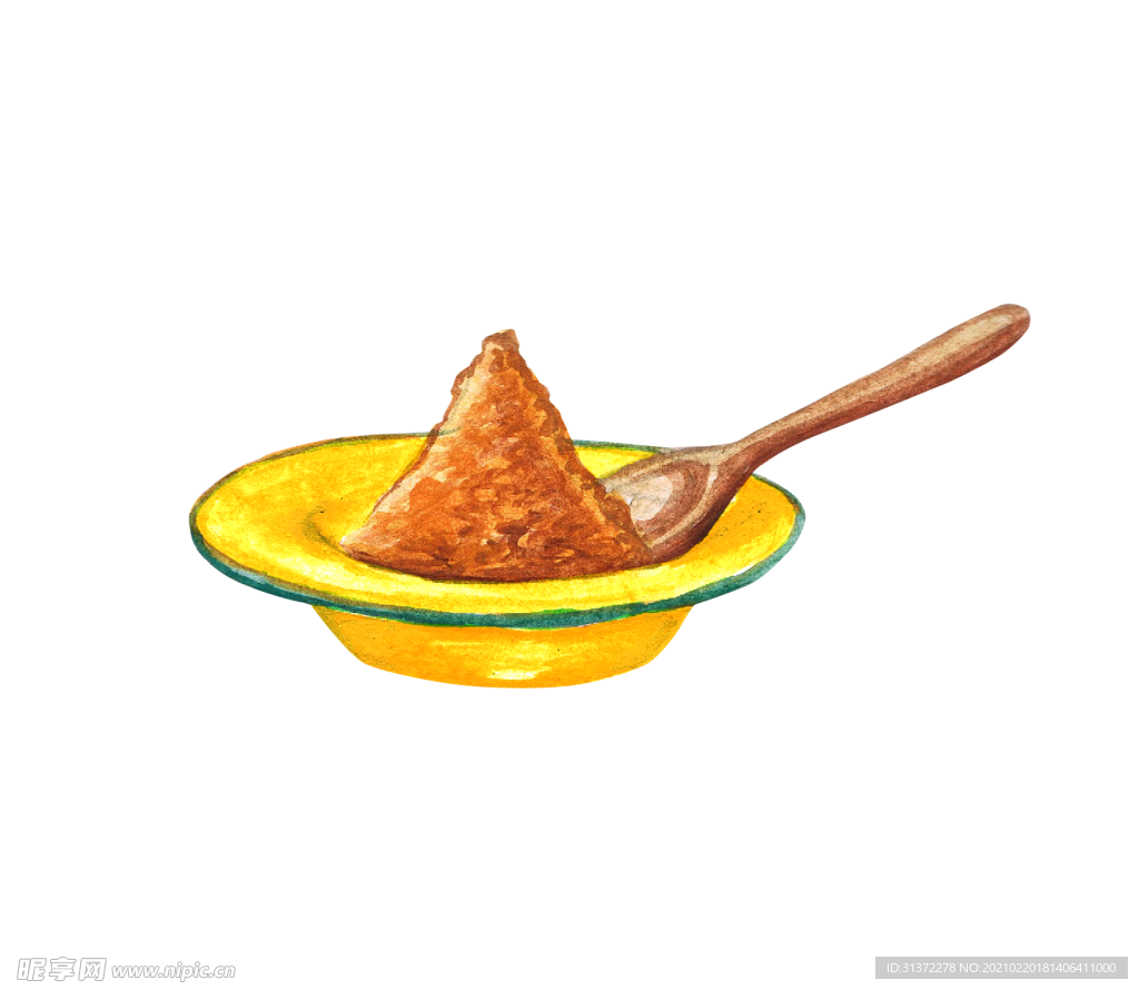 手绘彩色蔬菜免扣素材图片