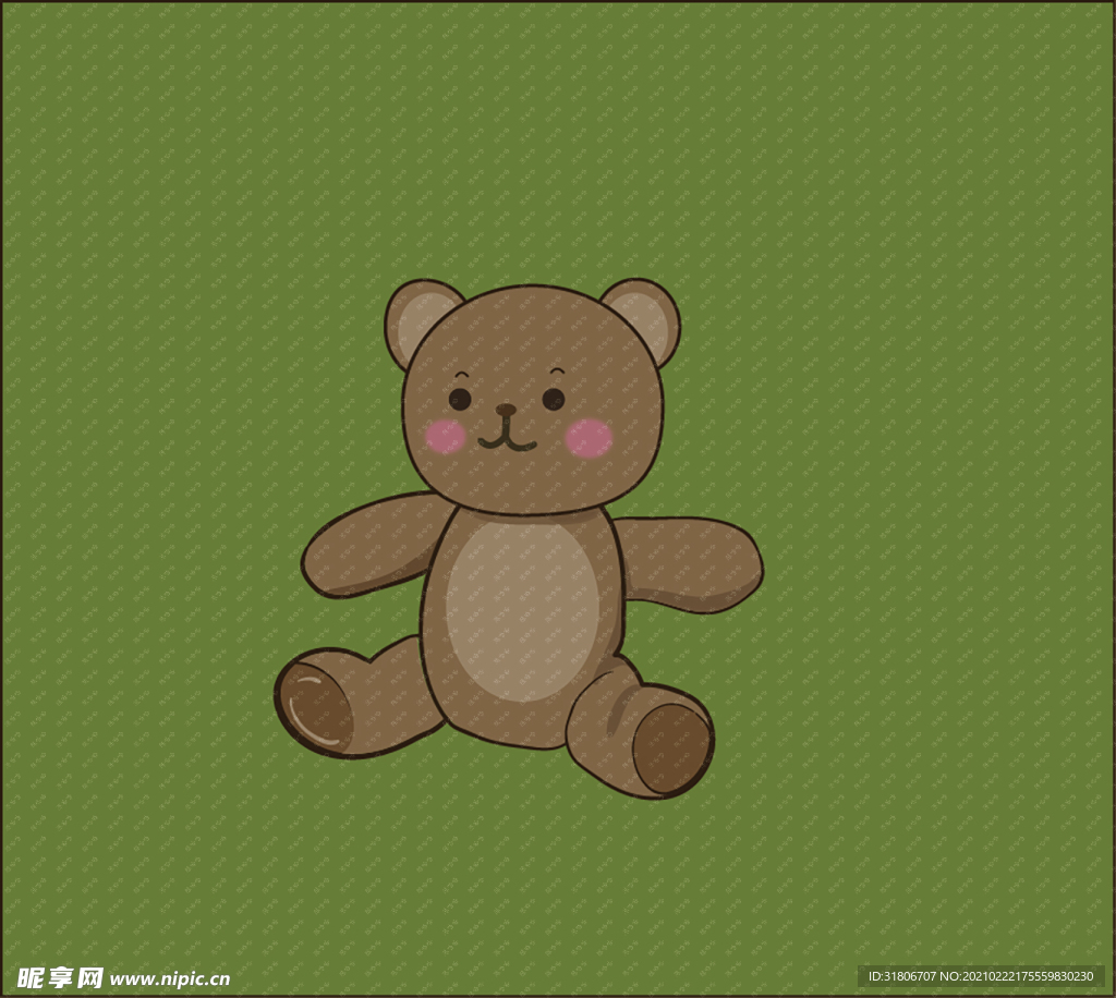 卡通小熊