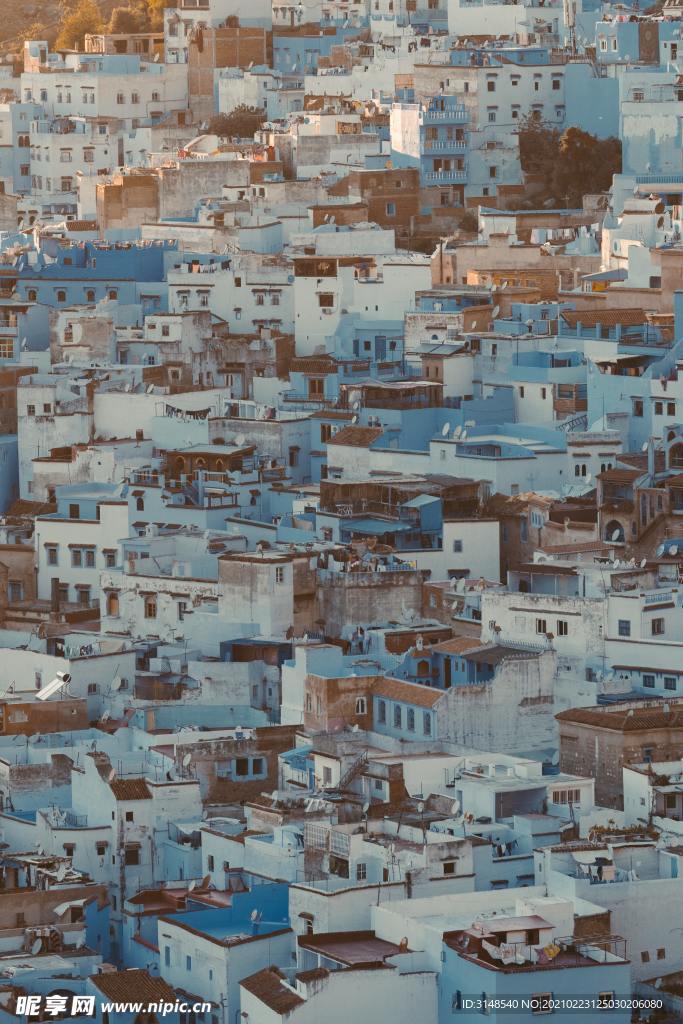 国外城镇俯瞰图